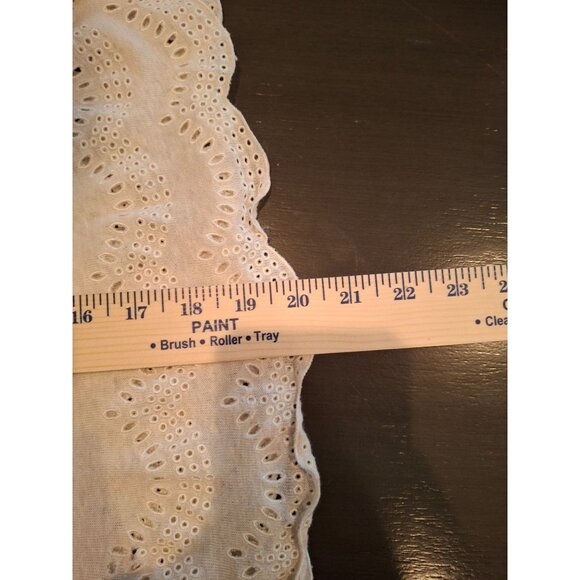 Theory Womens Sleeveless Lace Trim Tunic Top Womens Beige Size Small - Picture 7 of 7